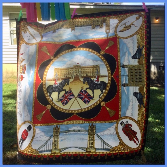 Vtg London Scarf_004 - Picture 6 of 6